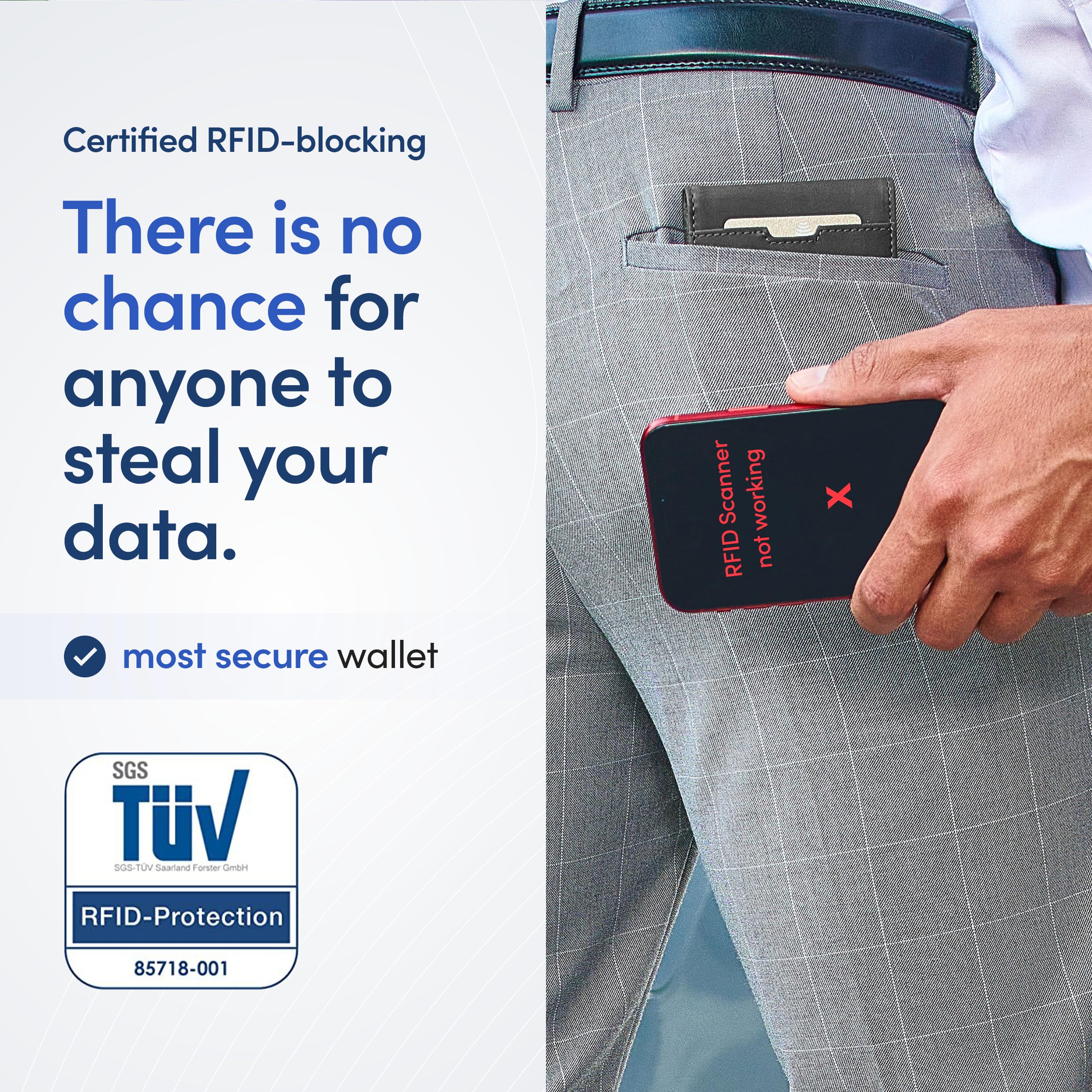 TRAVANDO Mens Wallet with Money Clip AUSTIN RFID Blocking Bifold Credit Card Holder for Men with Gift Box